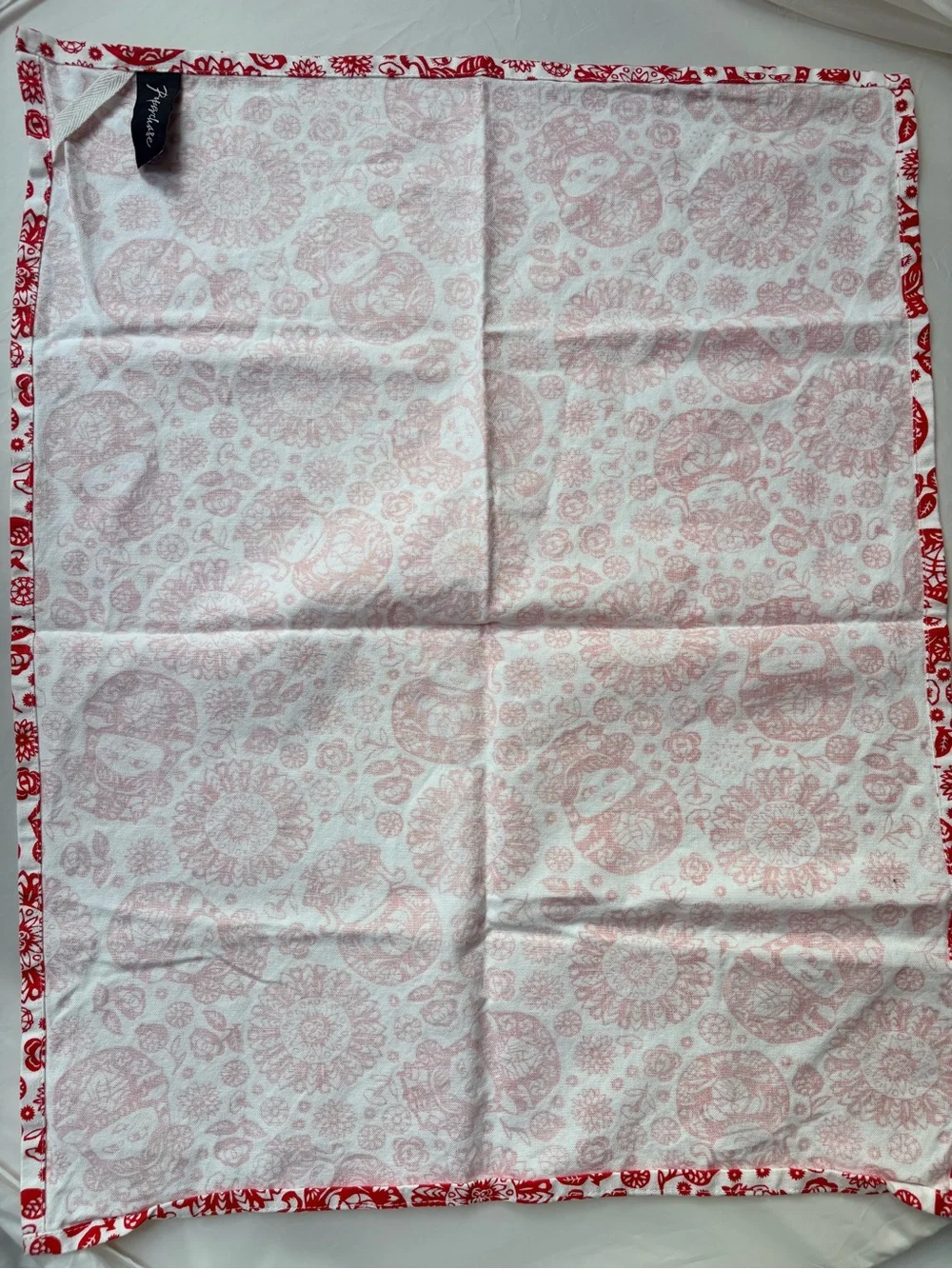 Like New Paperhouse Tea Towel With Matryoshka Nesting Dolls Pattern